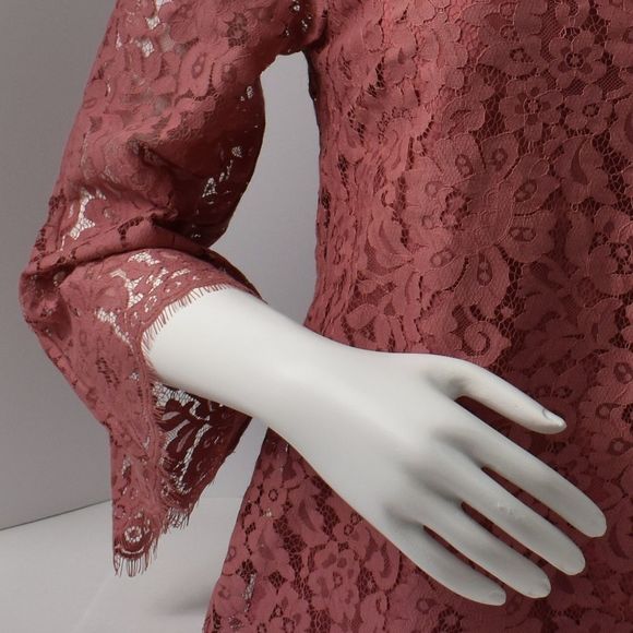 Lace Shoulder Cut Out Blouse - Picture 3 of 6